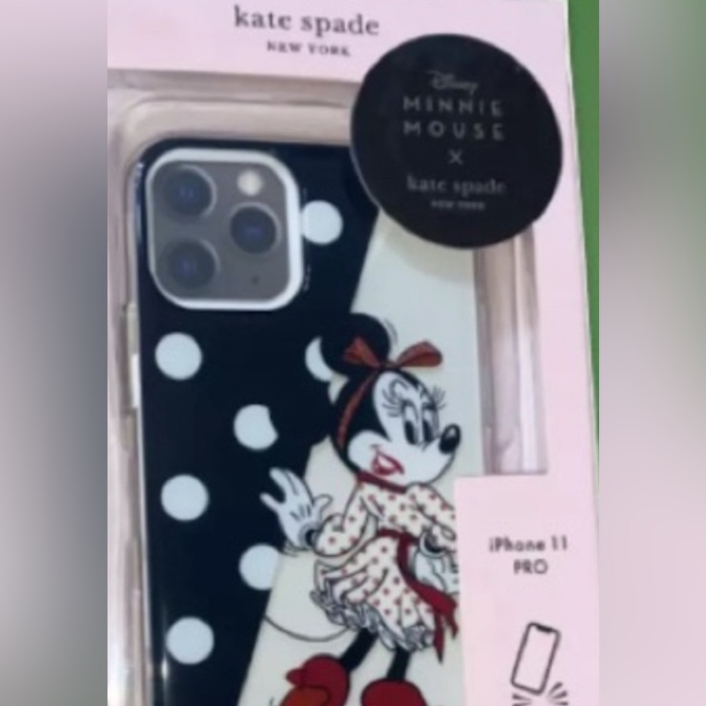 Kate Spade Polka Dot Disney Minnie Mouse New York iPhone 11 Pro Flexible Case